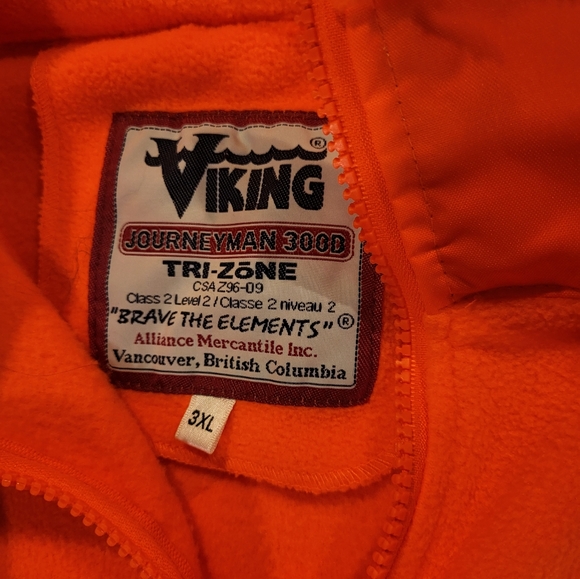 Mens Hi-vis fleece jacket - Picture 6 of 9